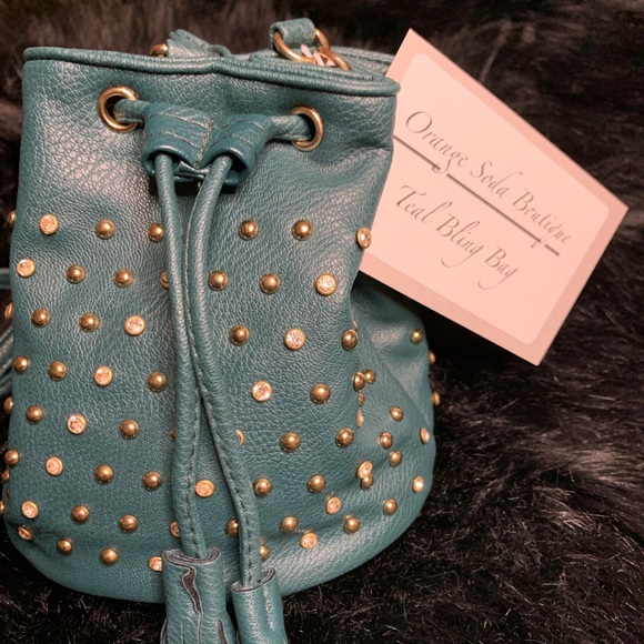 Teal Bling Bag - Picture 2 of 2